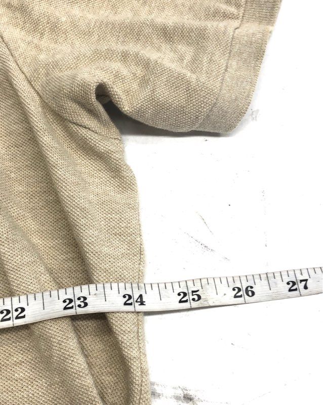 Polo Ralph Lauren Men's Beige Heathered Short Sleeve Classic Fit Polo Shirt XL