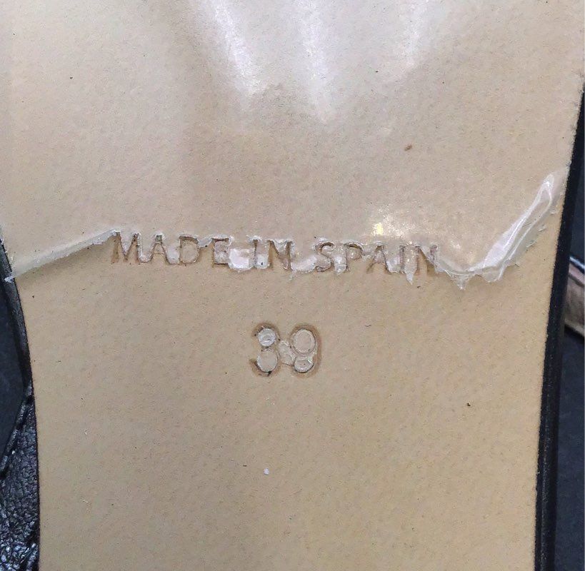 New Pedro Anton Women's Silver Slingback Heels - Size 39