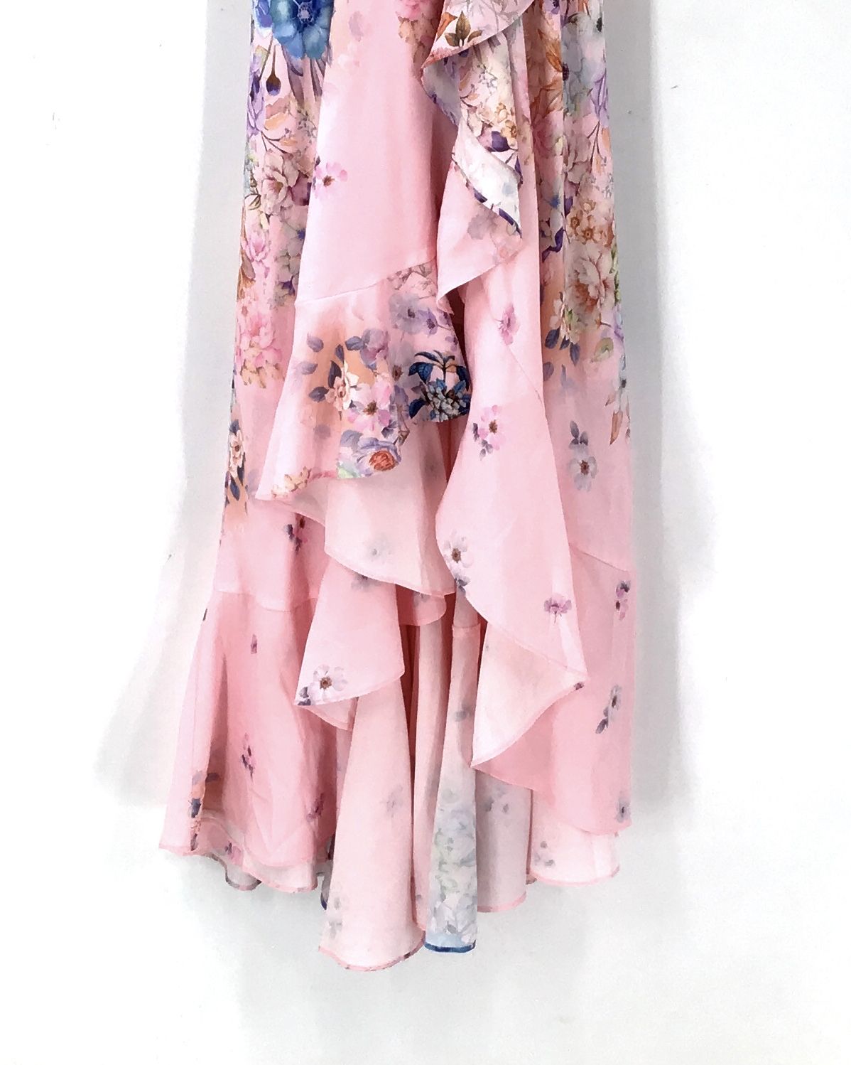 NWT The Clothing Company Women's Pink Floral A-Line Dress - Size M