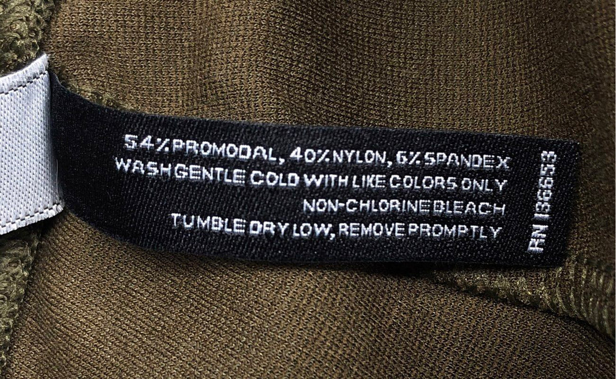 American Giant Women's Olive Green ProModal Blend Pants Made in USA Sz 0