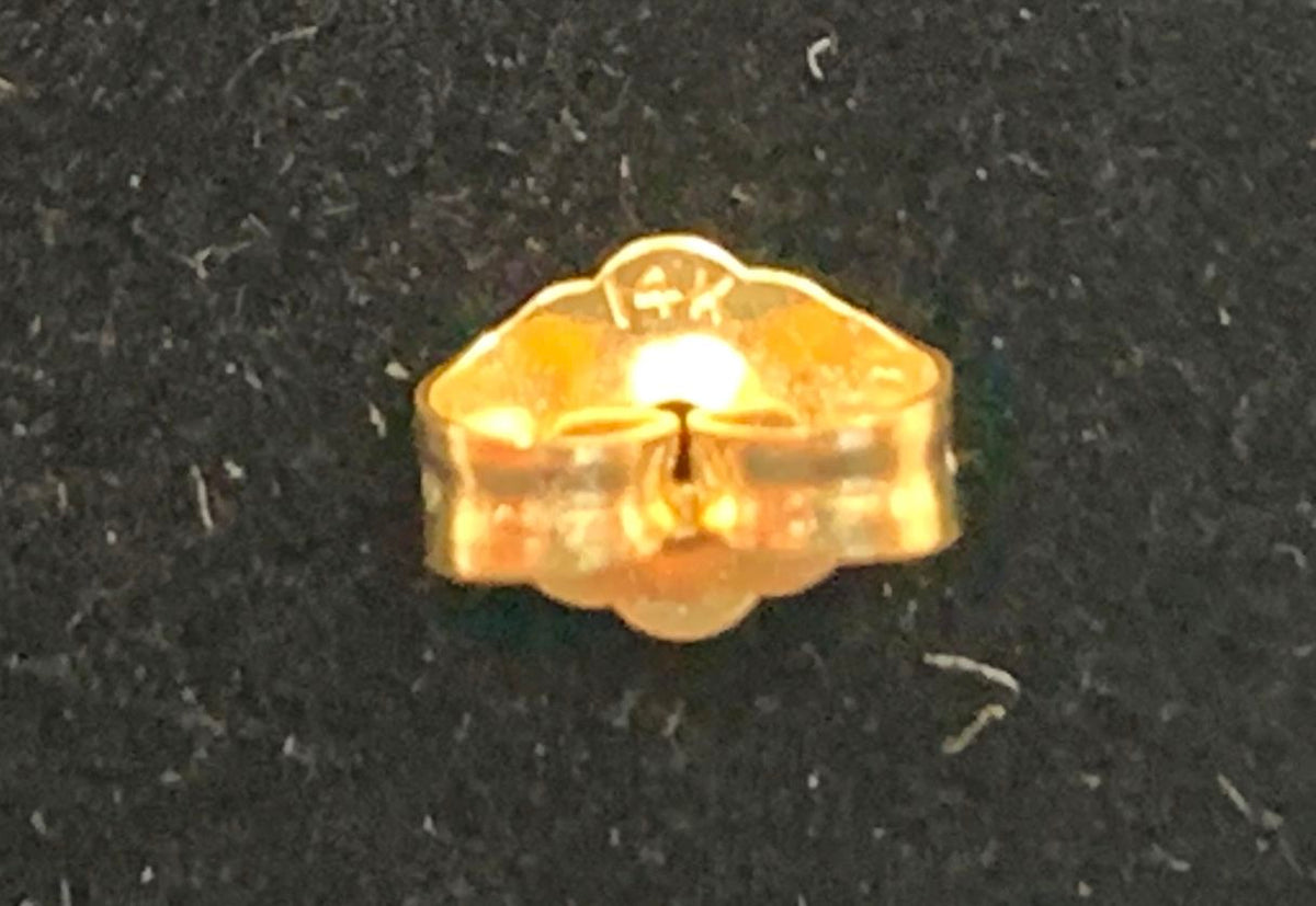 Stellar 14K Yellow Gold 1/2CTTW Stud Earrings 0.81g