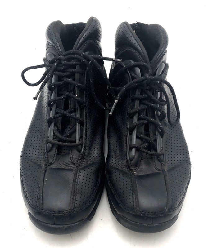 Timberland 58006 Black Perforated Leather Mid Top Sneakers Men's Size 10.5 M