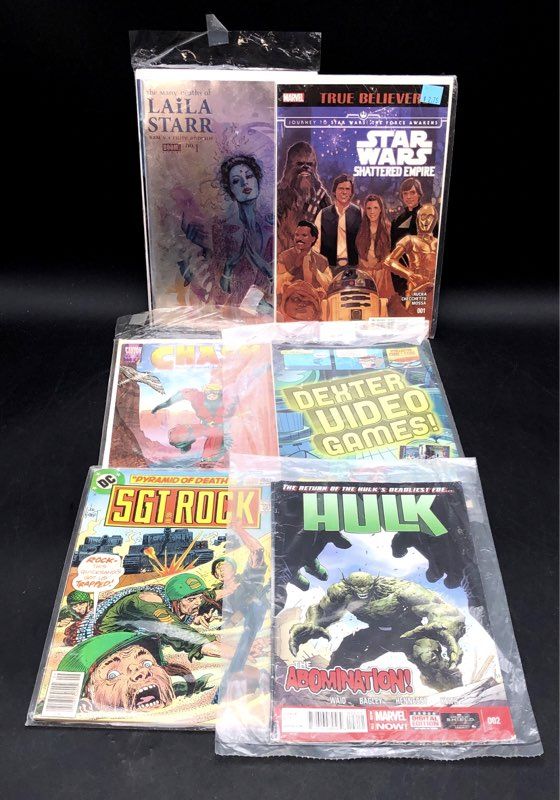 Buffy Star Wars Wonder Woman + 25+ Comic Book Lot Marvel DC Dark Horse Mixed