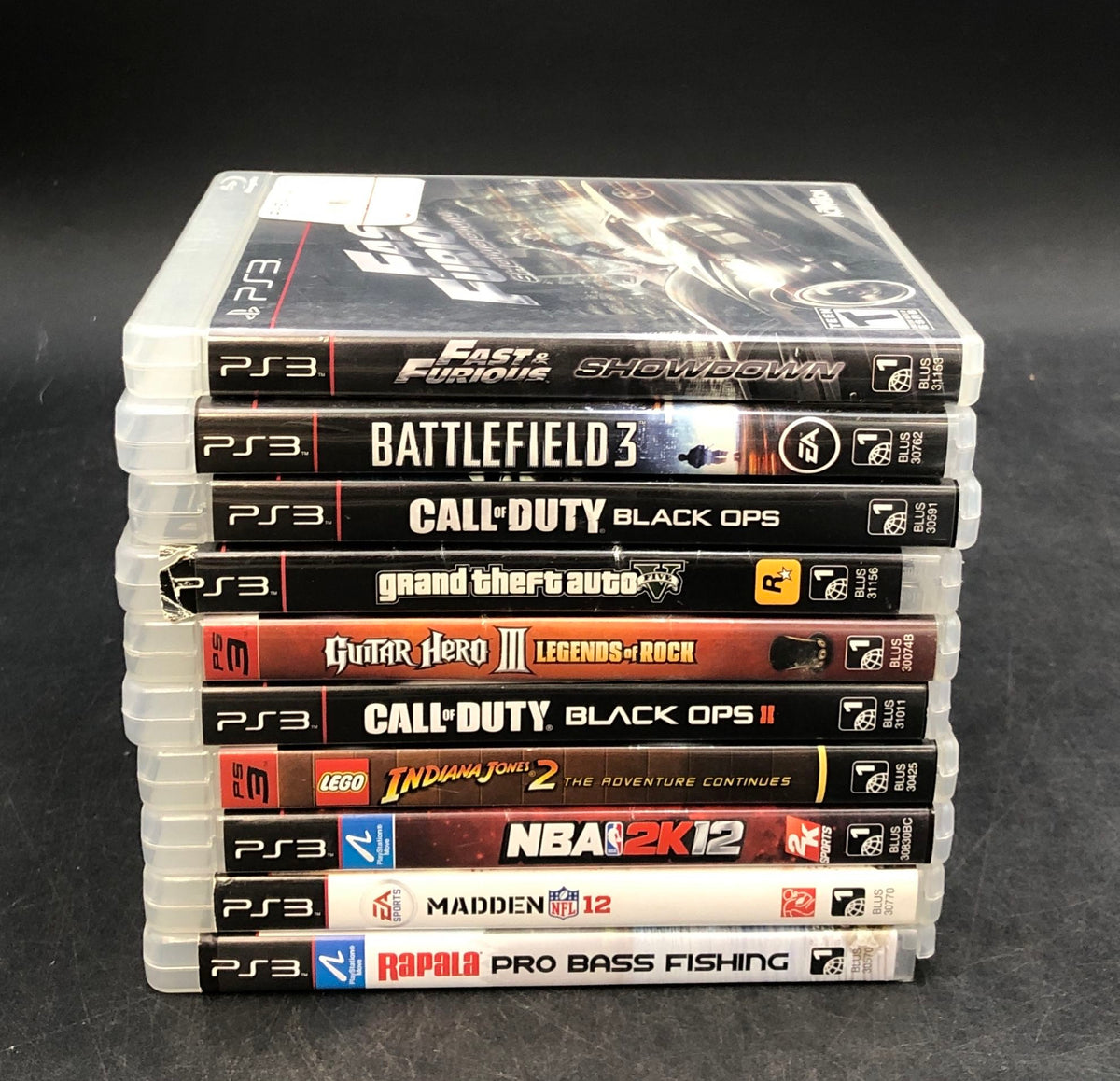 GTA V Call of Duty 10 Sony PlayStation 3 PS3 Game Lot Action Racing Sports