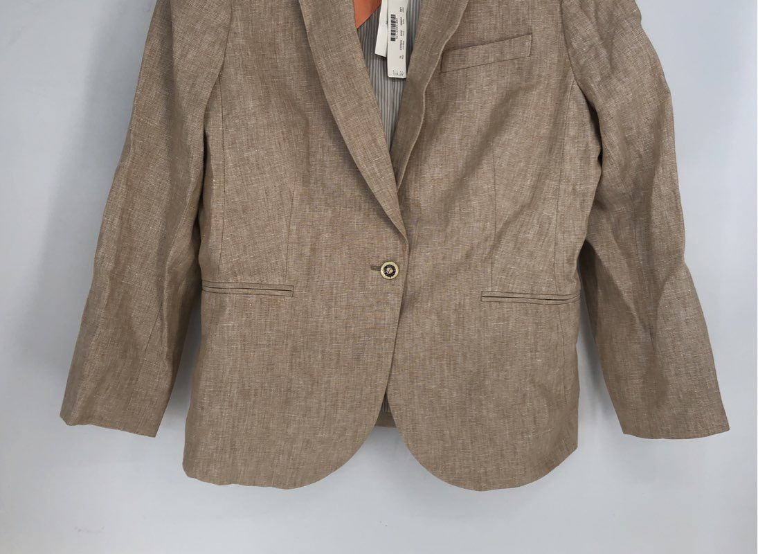NWT J. Crew Women's Tan Blazer - Size 12