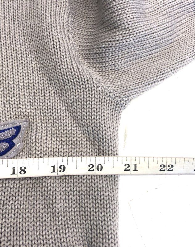 Vintage 50s 60s Coane 100% Wool Letterman Jacket Cardigan Winged L Sz 42 USA