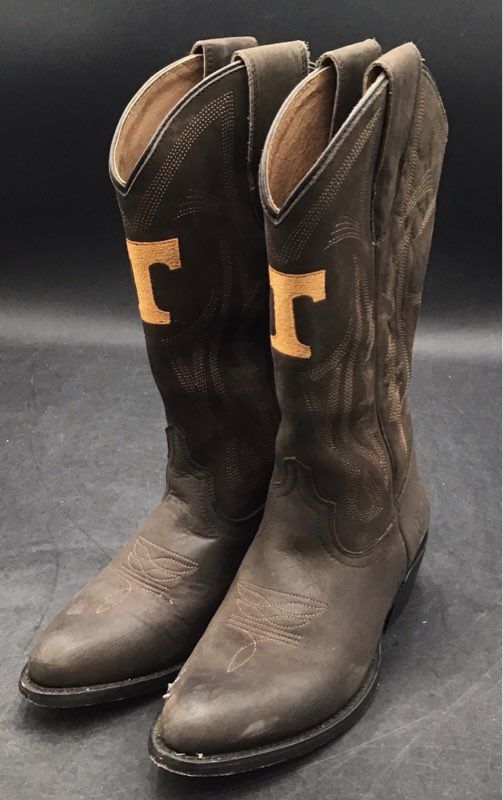 Gameday Boots Tennessee Vols Brown Leather Western Boots Womens Size 8
