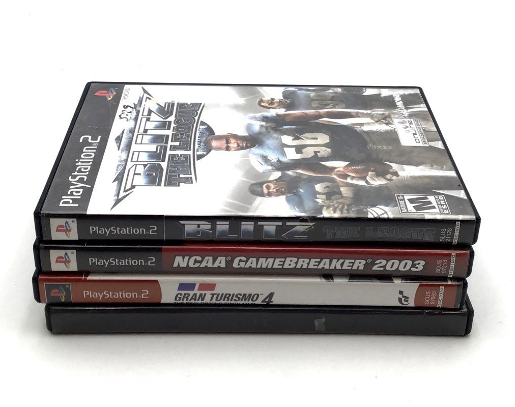 Gran Turismo 4 Blitz The League 4 PlayStation 2 PS2 Game Lot