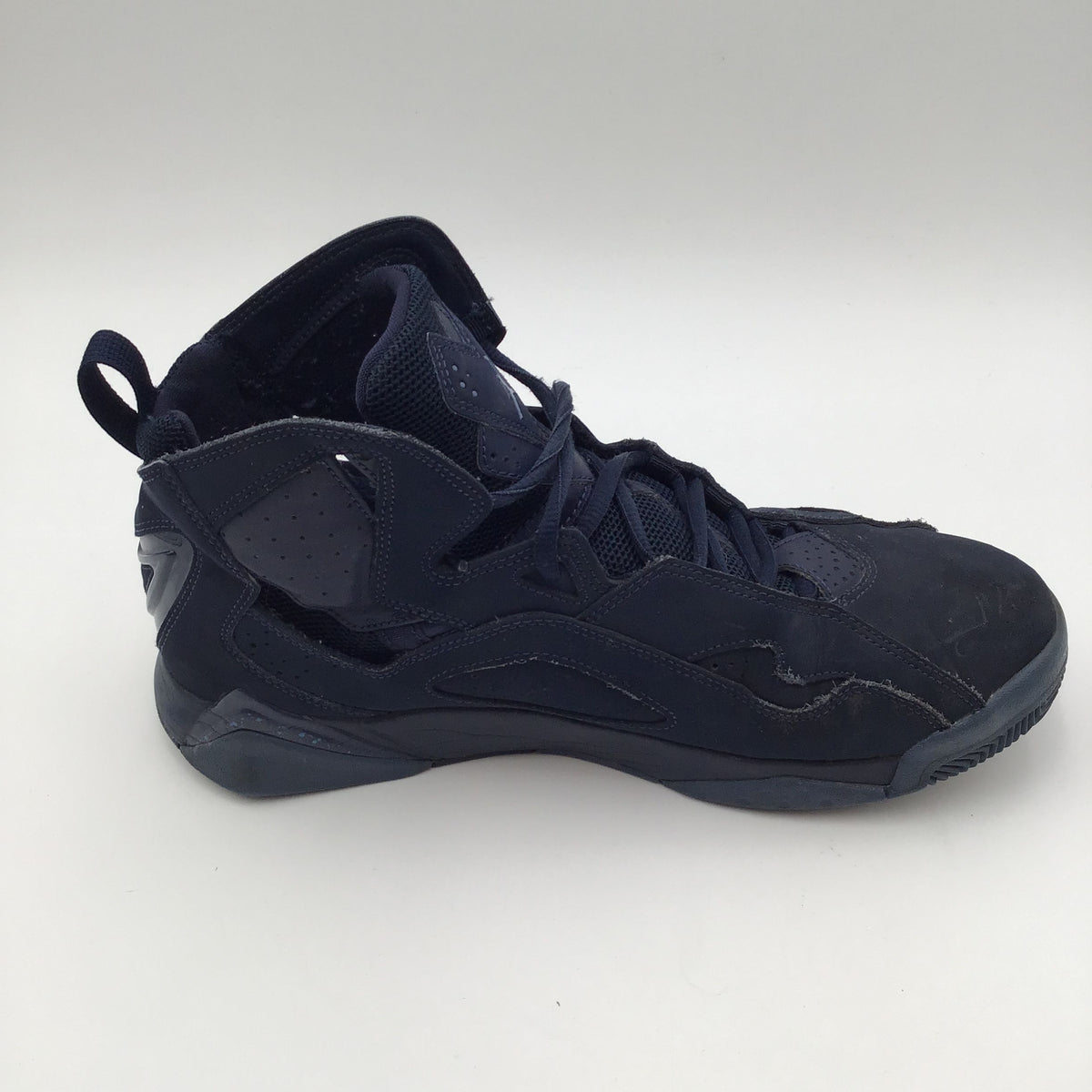 Nike Air Jordan Men&#39;s True Flight &#39;Obsidian&#39; Sneakers-Size 10 (+COA)