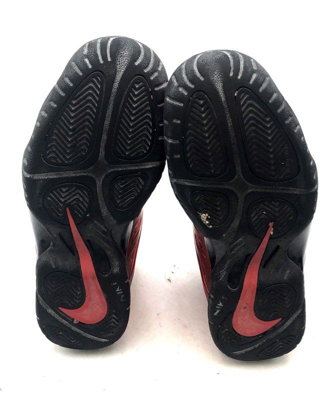 Nike Little Posite Pro University Red Black Basketball Shoes Size 5.5Y