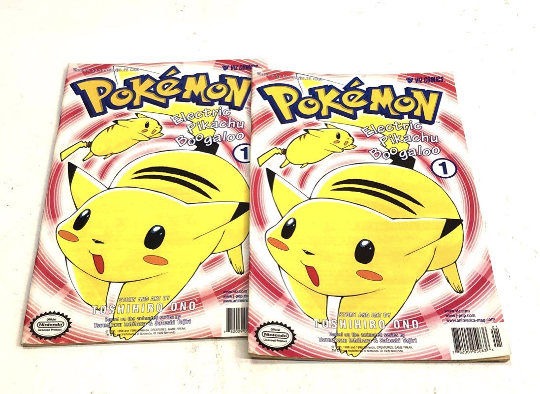 Pokmon Comic Book Lot 7 Comics Viz Media Electric Tale of Pikachu #1 3 4