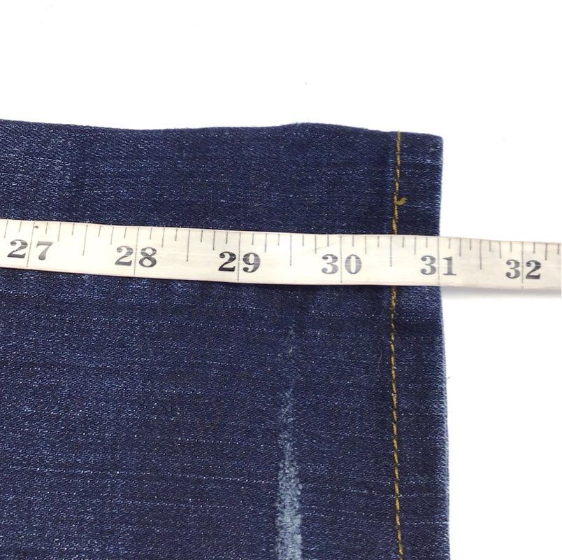 J Brand Women's Dark Wash Slim Straight Jeans Whiskered Made in USA Size 25