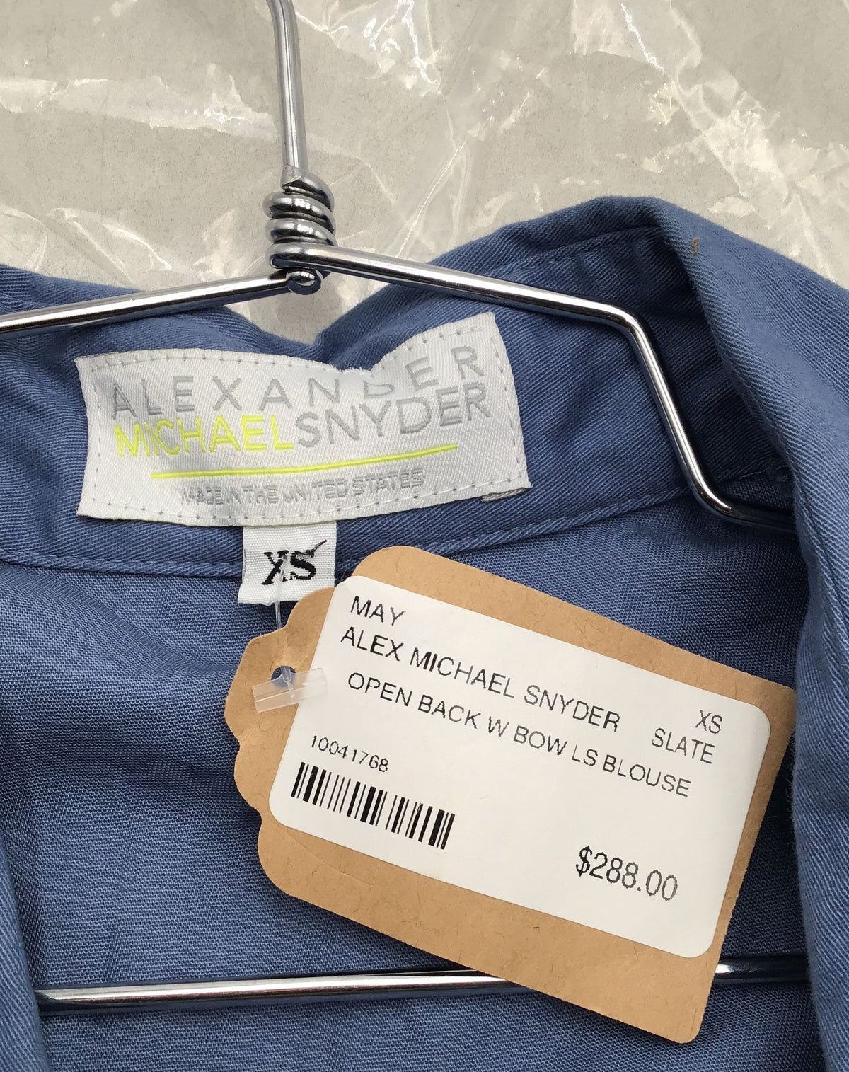 NWT Alexander Michael Snyder Top - Size XS