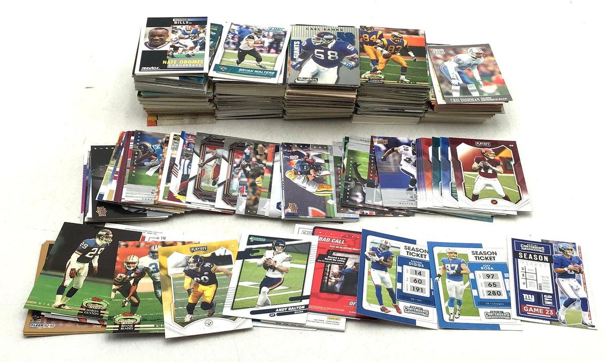 4.5 lbs. Lot of Football NFL &amp; More Cards. Medium Box, Unsorted