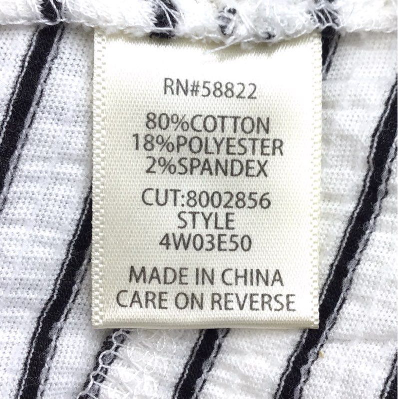 NWT Max Studio Women's Black White Striped A-Line Dress - Size 3X