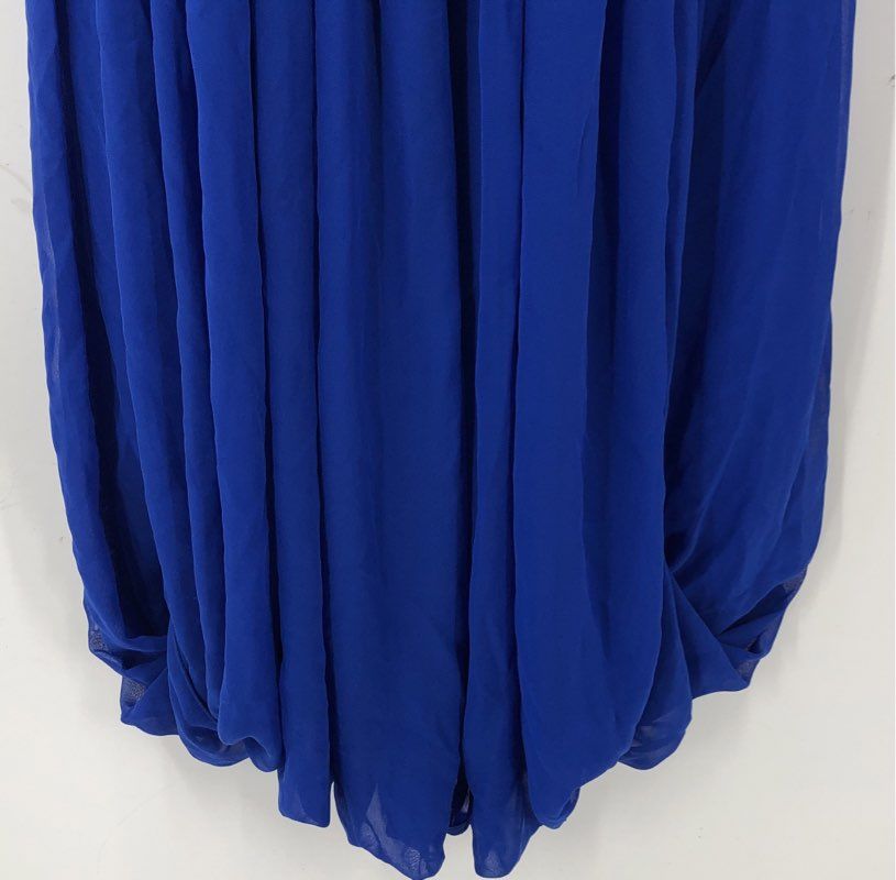 NWT Cache Women's Blue Strapless A-Line Dress - Size 6