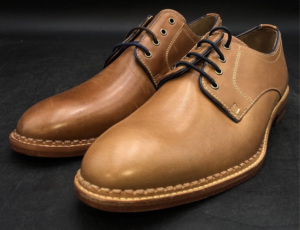 Johnston & Murphy Men's Tan Oxford Dress Shoes - Size 9M