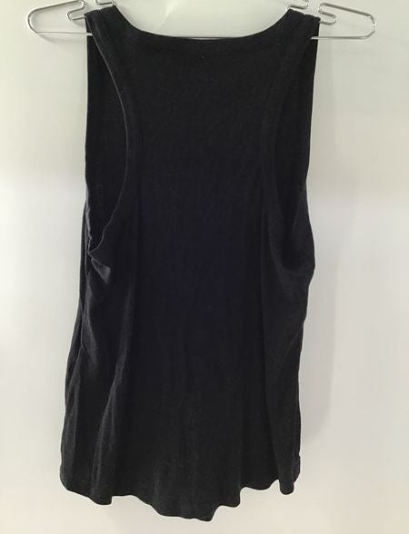 Armani Exchange Women&#39;s Black Scoop Neck Tank Top - Size Medium With COA