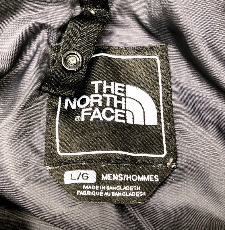 The North Face Men's HyVent Hooded Rain Shell Jacket Black Gray Neon Yellow L