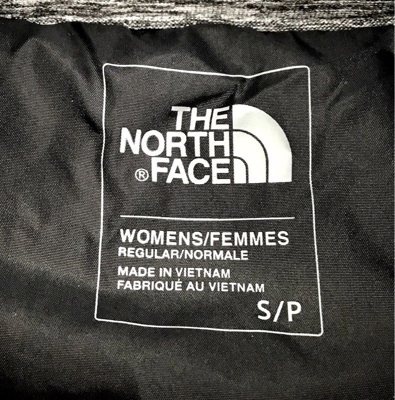 The North Face Women's Gray Heather Full Zip Quilted Insulated Puffer Vest Sz S