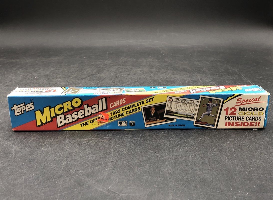 Lot Of Topps Micro Baseball MLB Cards. Medium Box, Unsorted