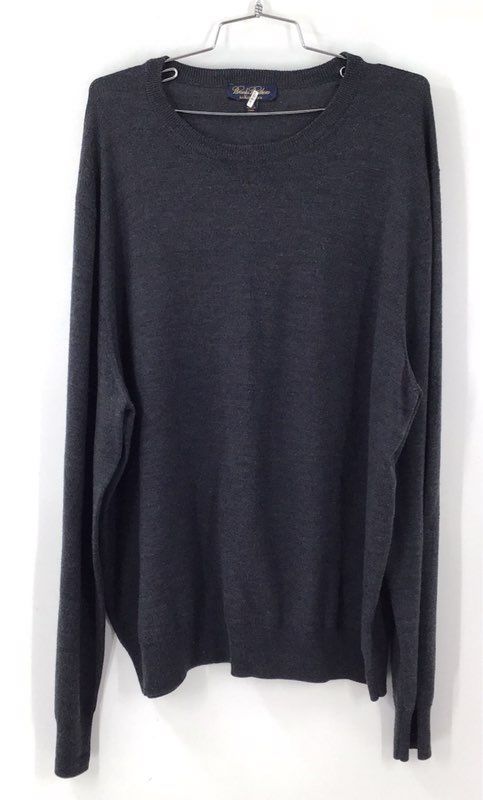 NWT Brooks Brothers Men's Black Blue Wool Sweater - Size 2XL Lot Of 2