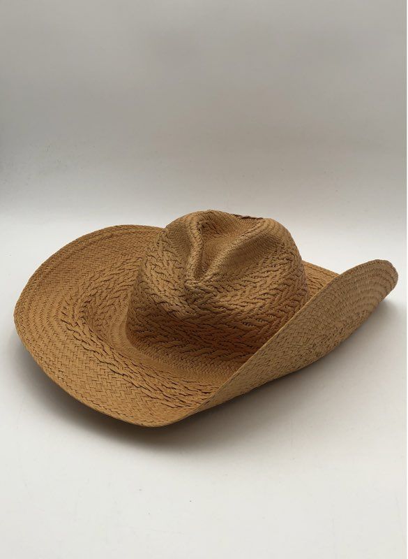 Freya Women's Redwood Straw Cowboy Hat Butterscotch UPF 50+ Hand Woven NWT Sz L