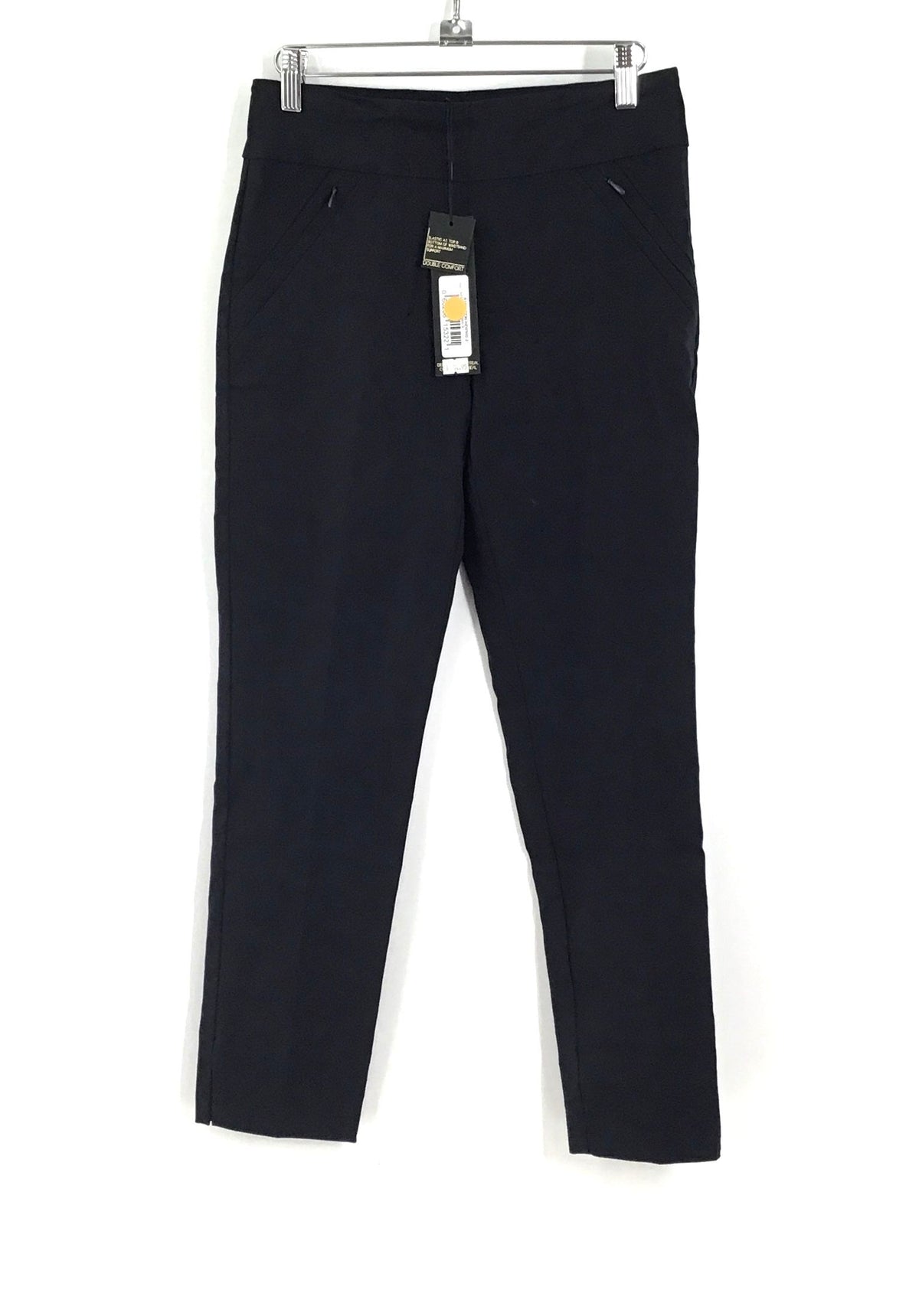 NWT Renuar Women&#39;s Black Straight Leg Ankle Pants - Size 2