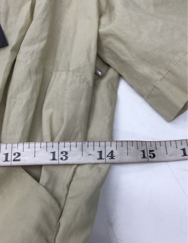 Weekend Max Mara Women's Felino Wrap Dress Ginger Tan Cotton Short Sleeve Sz 0