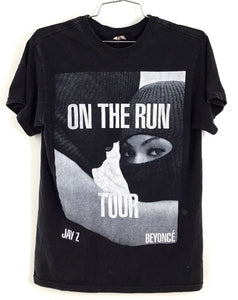 Men's Black Jay Z Beyonce On The Run Tour T-Shirt