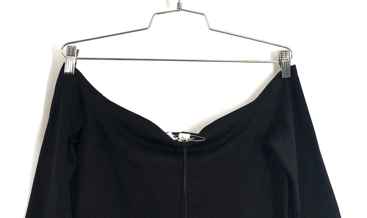 Alexis Women's Black Alexie Off-The-Shoulder Top Sz L NWT