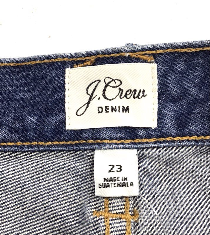 J.Crew Women's Blue Slouchy Boyfriend Jeans Distressed High Rise Sz 23 NWT