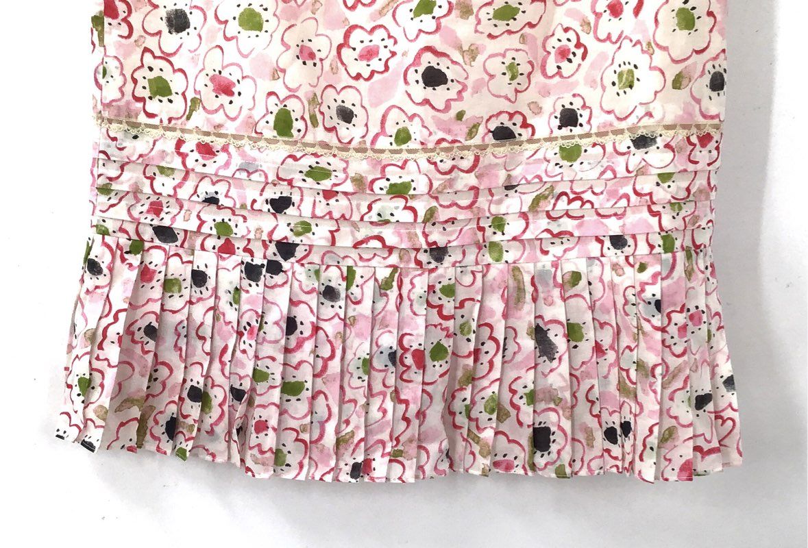 NWT Tibi Women's Hot Pink Floral A-Line Skirt - Size 4