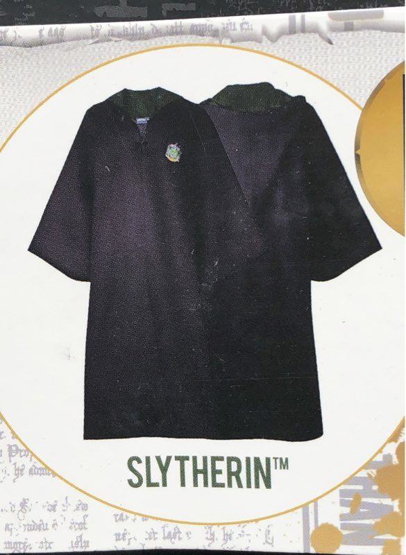 NWT Harry Potter Men's Black Slytherin Wizard Robe - Size M