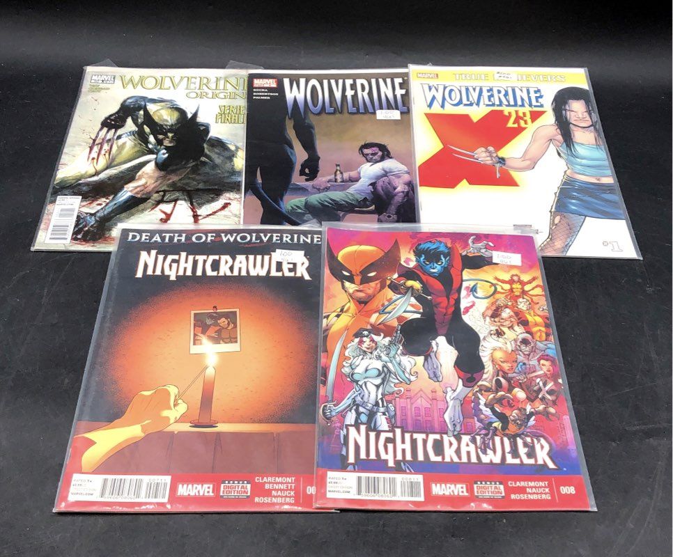 Marvel Comic Lot 1980s-2010s Wolverine X-Men Superhero Approximately 25