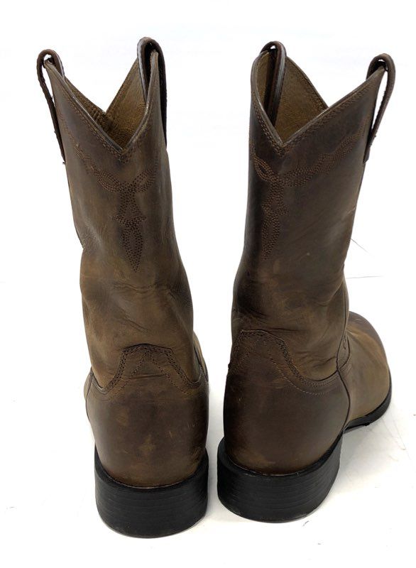 Ariat Heritage Roper 10002284 Distressed Brown Western Boots Men's Size 10.5D