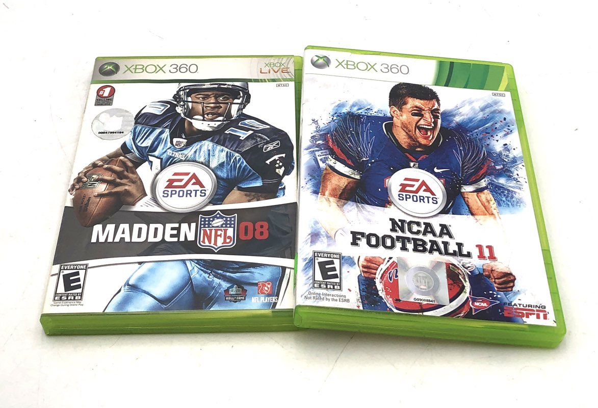 Assassin's Creed Madden NBA 10 Xbox 360 Game Lot Sports Action