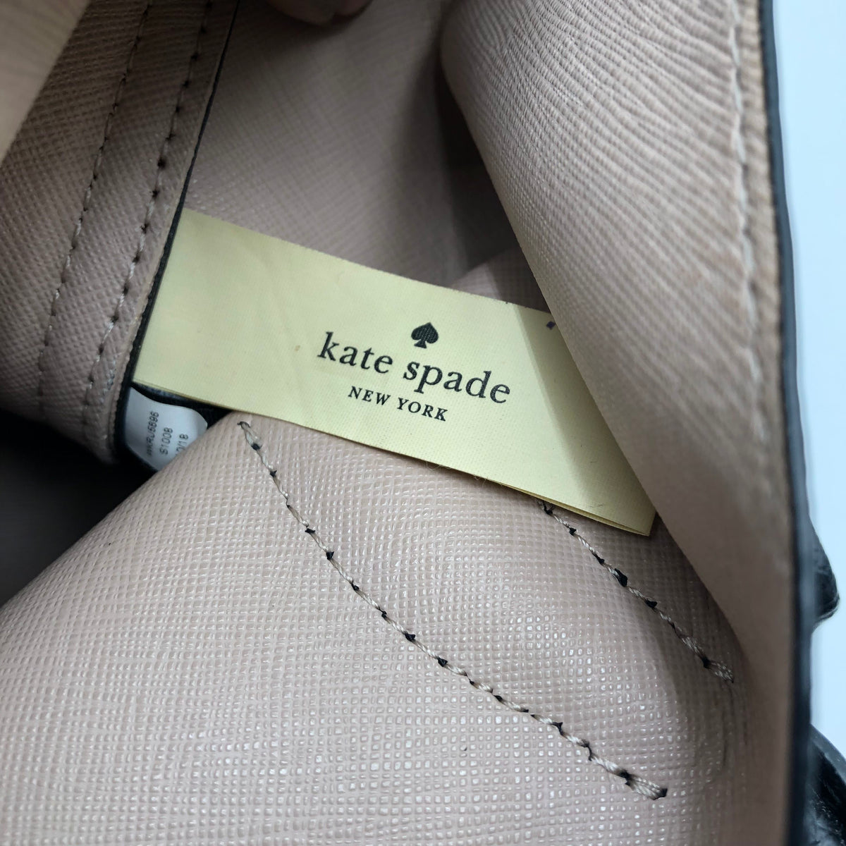 Kate Spade Black Pebbled Leather 'Harper' Satchel Bag (+COA)