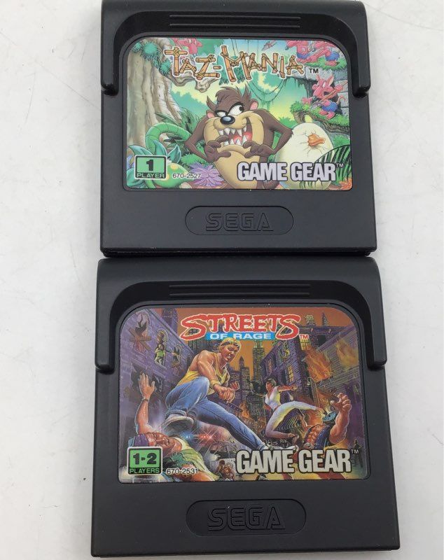 Sega Game Gear The Majors Pro Baseball, Streets Of Flage &amp; More Games Mixed Lot