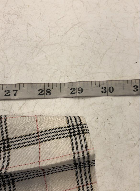 NWT Barabas Women's White Plaid Dress Pants - Size 36