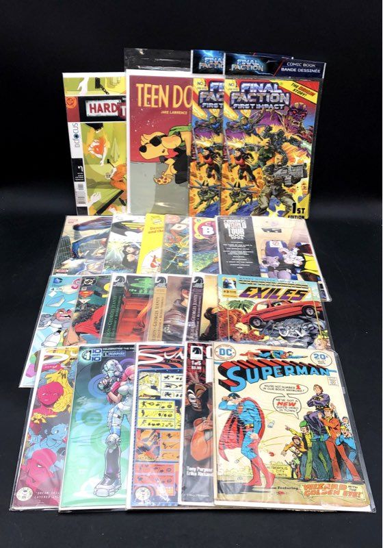 Superman #310 + 22 Comic Book Lot DC Marvel Dark Horse Bronze Age to Modern