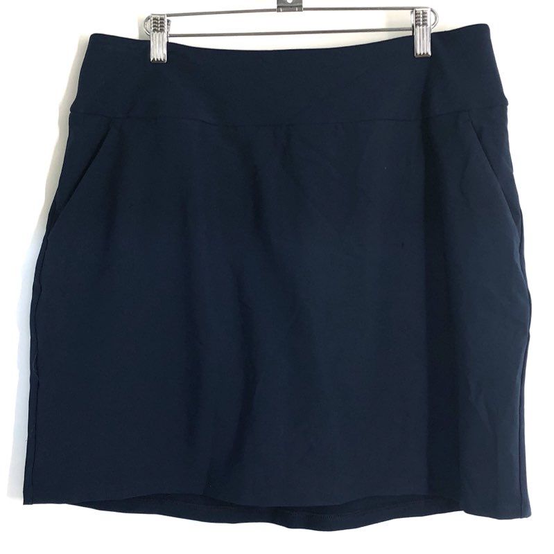 Adidas Women's Navy Blue Ultimate Core Performance Golf Skirt NWT Size LT