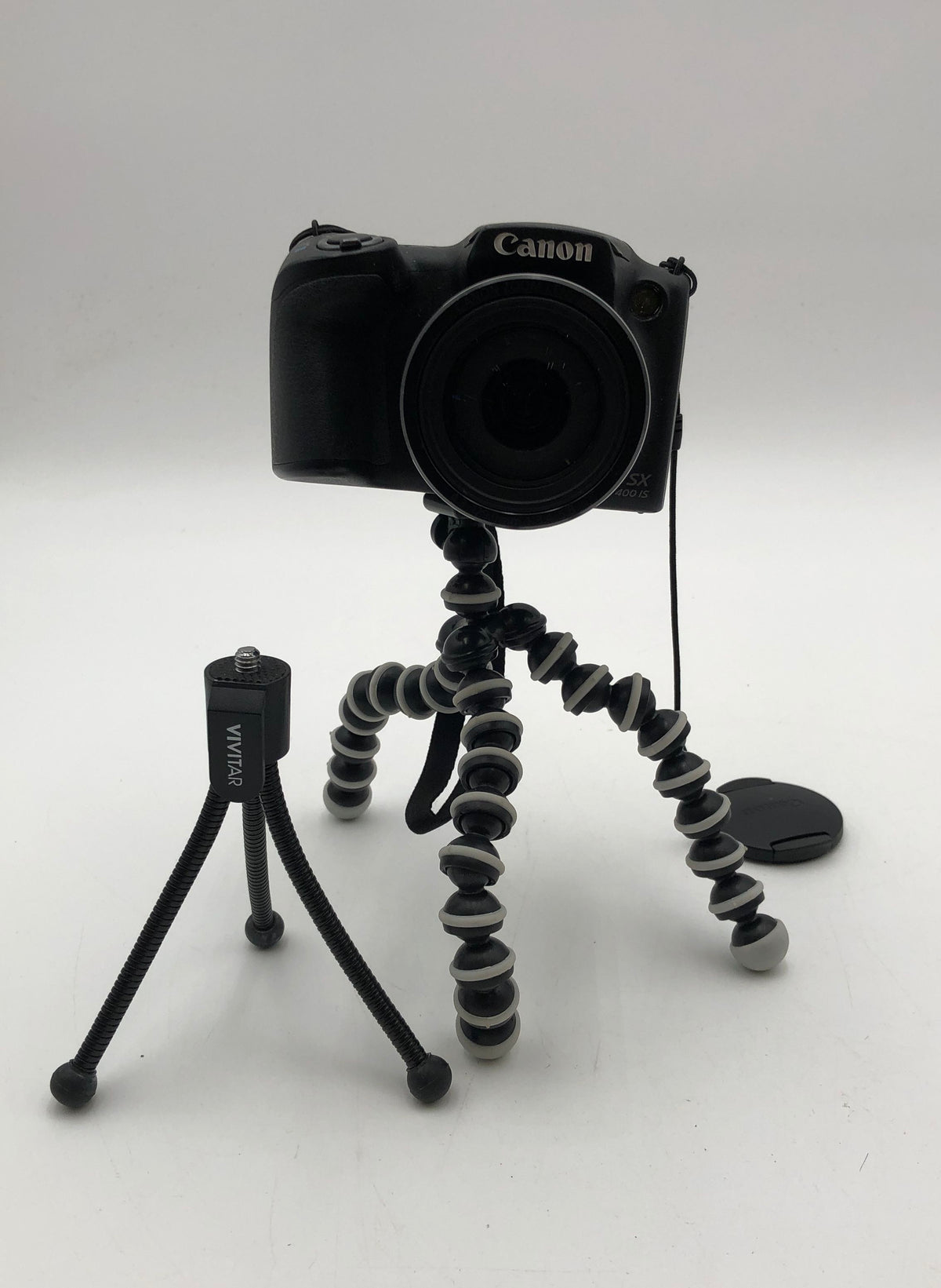 Canon PowerShot SX400 IS 16MP Digital Camera with Bag Tripod & Charger