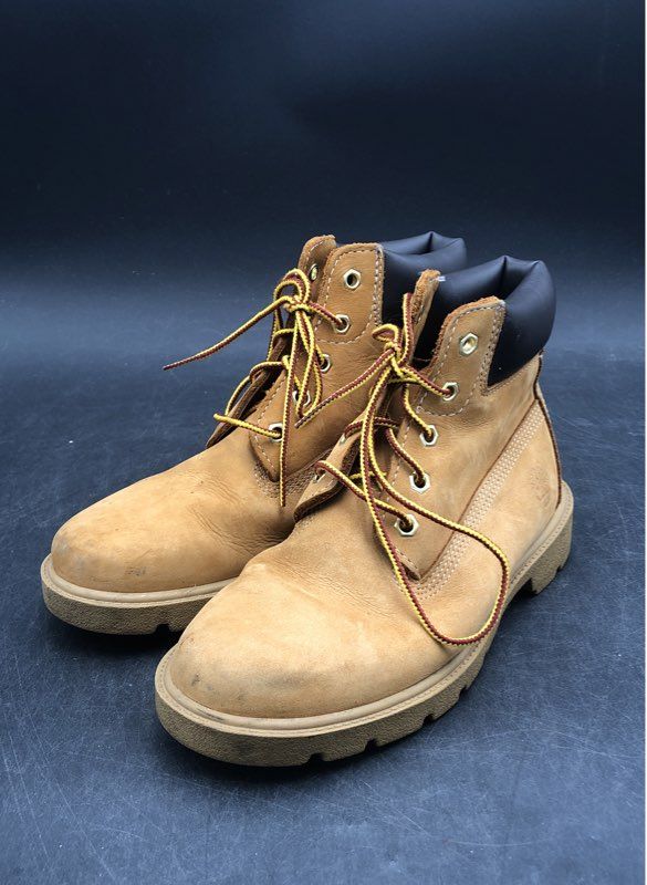 Timberland Boys Tan Combat Boots - Size 4