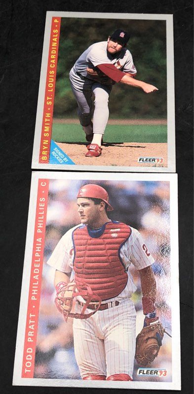 11.7 lbs. Lot Of Fleer Topps Baseball MLB Cards. Medium Box, Unsorted