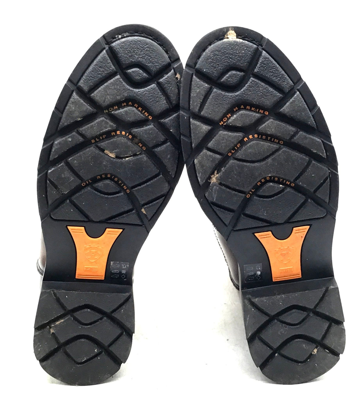 Ariat Men's Brown Leather Work Boots - Size 8EE