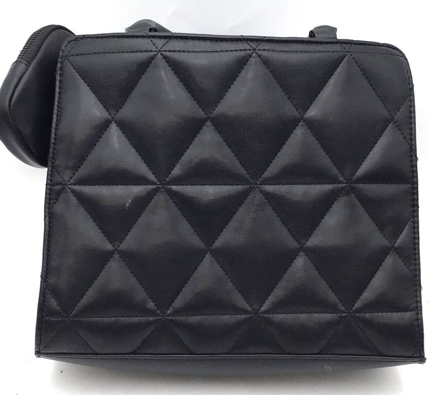 Steve Madden Black Quilted BNAT Crossbody Satchel Bag with Pouch NWT