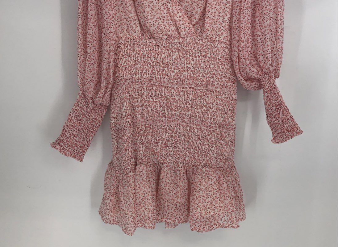 NWT Who I Am Women's Pink Floral Love Buzz Mini Dress - Size 8