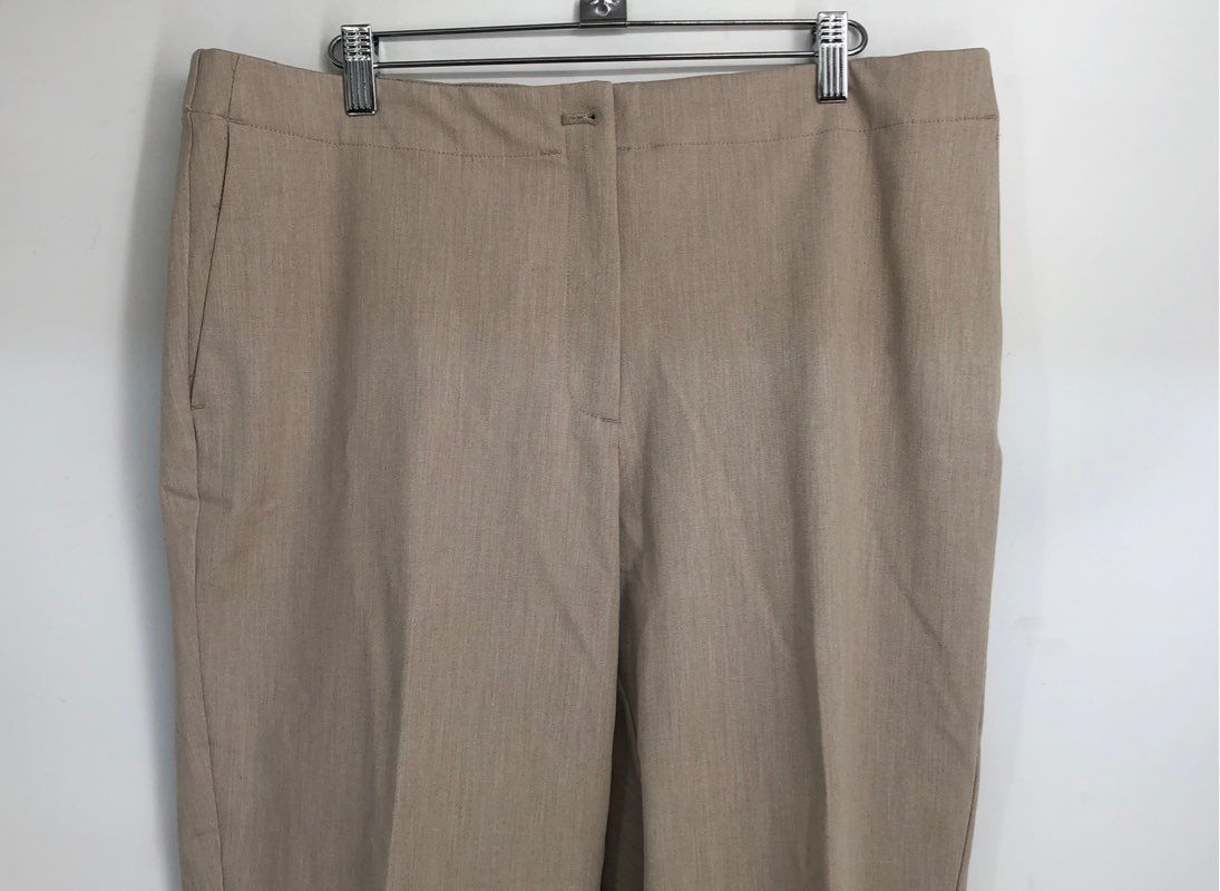 NWT J. Jill Women&#39;s Beige Straight Leg Dress Pants - Size 14