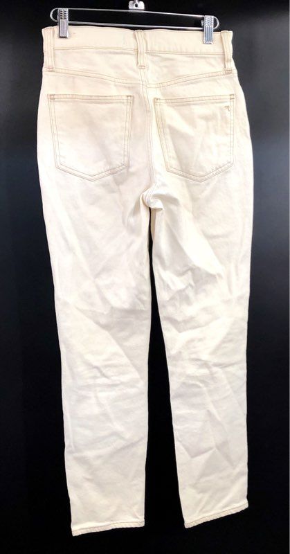 Madewell Women's The Perfect Vintage Crop Jean Ivory High Rise Sz 24